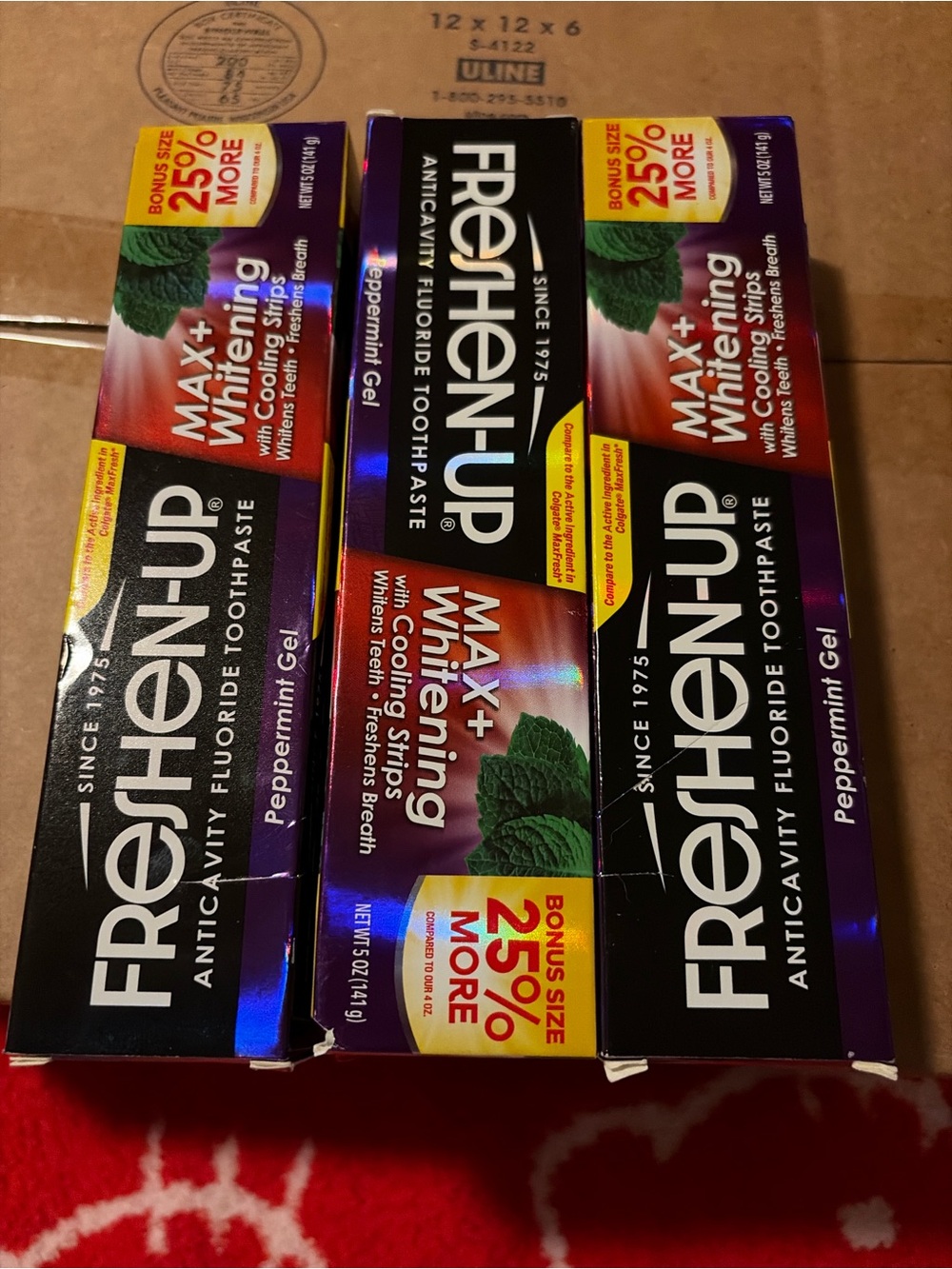MAX+ Whitening Peppermint Gel Toothpaste - Peppermint
